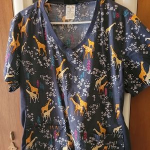 XL Cherokee scrub top